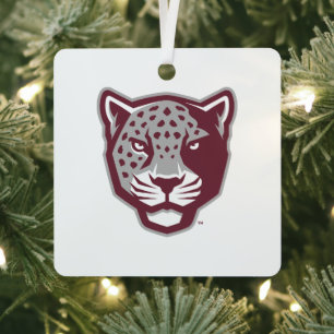 Texas A&M University-San Antonio Jaguars Metal Tree Decoration