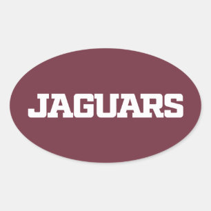 Texas A&M University-San Antonio Jaguars Oval Sticker