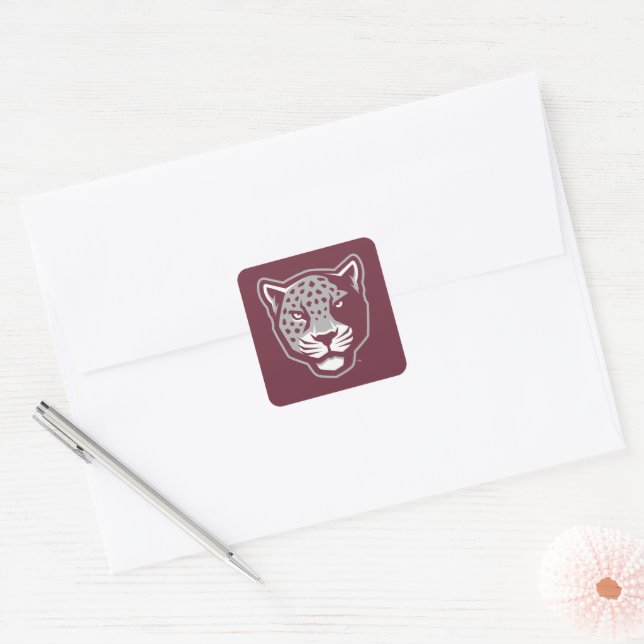 Texas A&M University-San Antonio | Jaguars Square Sticker (Envelope)