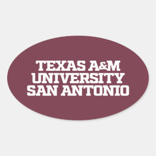 Texas A&M University-San Antonio Oval Sticker