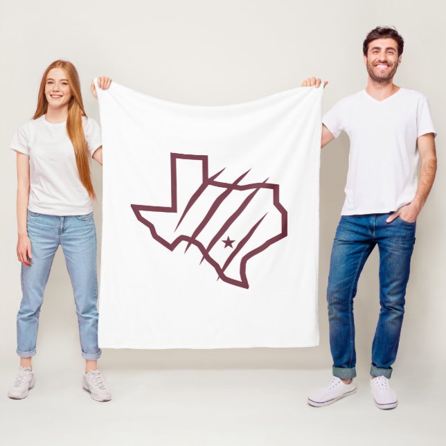 Texas A&M University-San Antonio | State Logo Fleece Blanket (In Situ)