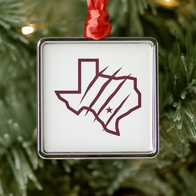 Texas A&M University-San Antonio | State Logo Metal Tree Decoration (Tree)