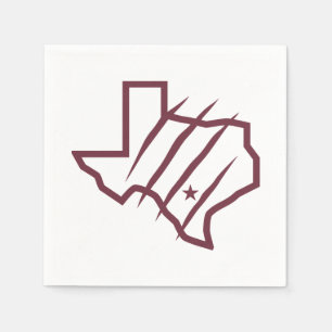 Texas A&M University-San Antonio State Logo Napkin