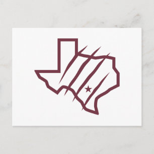 Texas A&M University-San Antonio   State Logo Postcard