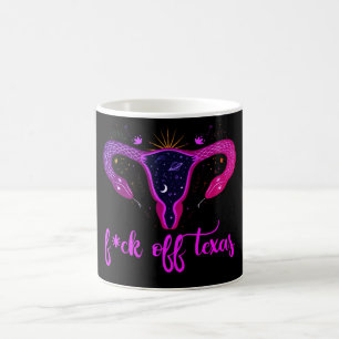 Texas Abortion Ban Celestial Uterus Protest Coffee Mug