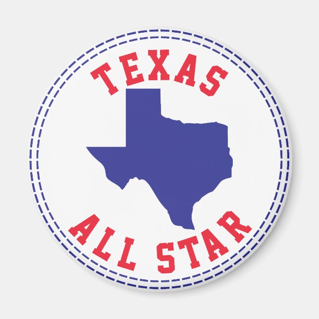 Texas All Star Magnet (Front)