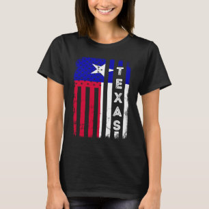 Texas American Flag Home State of Texas Flag T-Shirt
