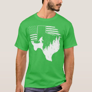 Texas American Flag T-Shirt