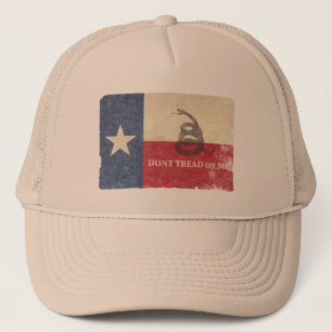Texas and Gadsden Flag Trucker Hat