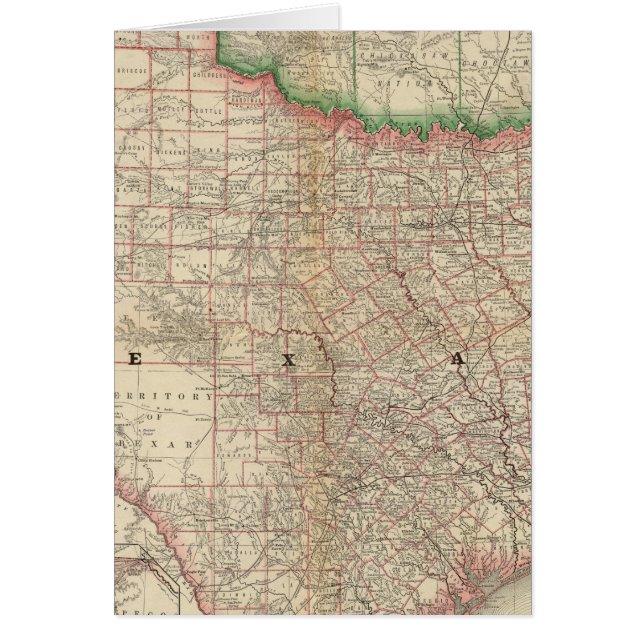 Texas and Indian Territory (Front)