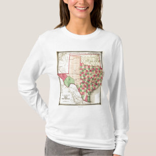 Texas and Indian TerritoryPanoramic Map T-Shirt