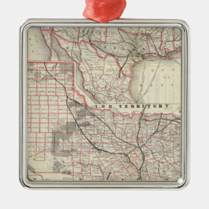 Texas and Mexico, Houston Metal Tree Decoration