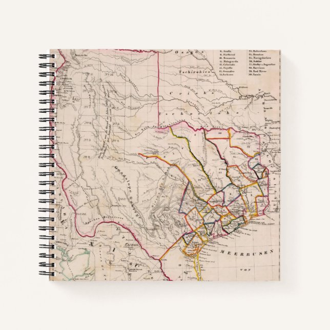 Texas and Oklahoma Notebook (Front)