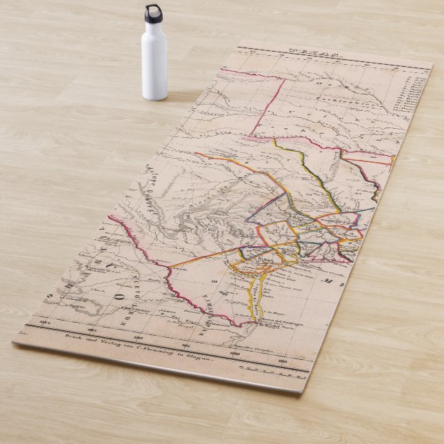 Texas and Oklahoma Yoga Mat (In Situ)