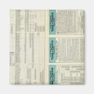 Texas and Pacific Railway Magnet