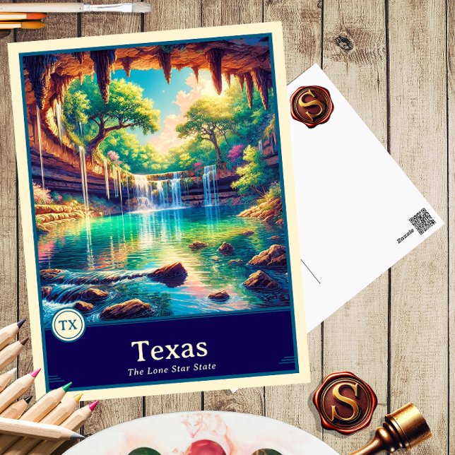 Texas | Anime Style Cel Shaded Postcard (Creator Uploaded)