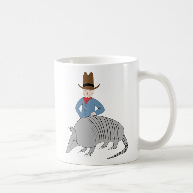 Texas Armadillo! Coffee Mug (Right)