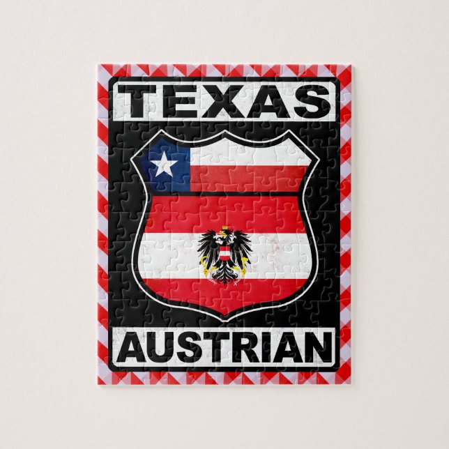 Texas Austrian American Jigsaw Puzzle (Vertical)