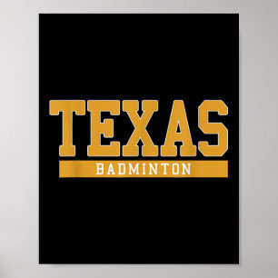 Texas Badminton  Poster