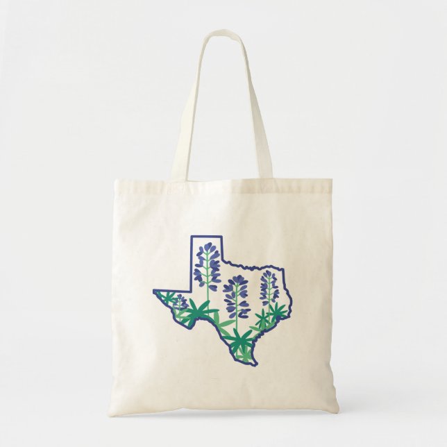 Texas Bag, Texas State Bag, Texan Bag, Texas Tote Bag (Front)