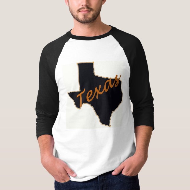 Texas Baseball Jersey T-Shirt (Front)