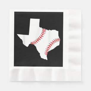 Texas Baseball State funny Texas Baseball  Napkin