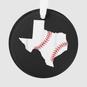 Texas Baseball State funny Texas Baseball Ornament