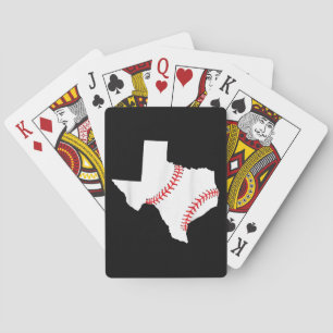 Texas Baseball State funny Texas Baseball  Playing Cards