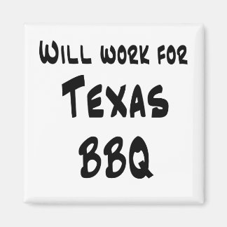 Texas BBQ Magnet