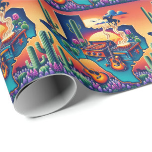 Texas BBQ Party 2 Wrapping Paper