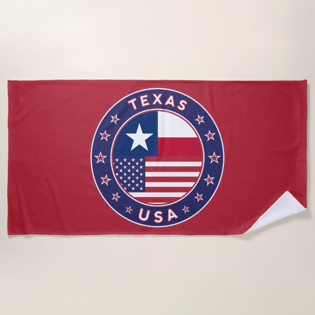Texas Beach Towel (Front)