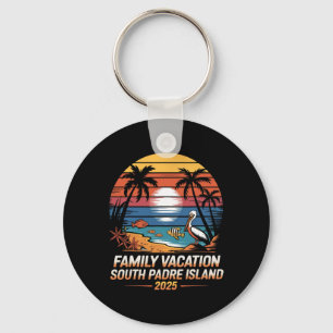 Texas Beach Vacation Family Vacation South Padre I Key Ring
