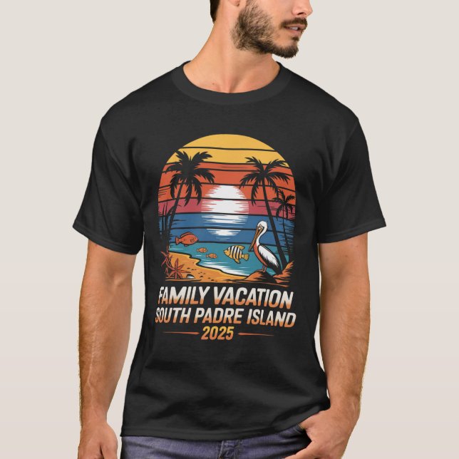 Texas Beach Vacation Family Vacation South Padre I T-Shirt (Front)
