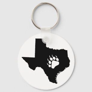 Texas Bear Key Ring