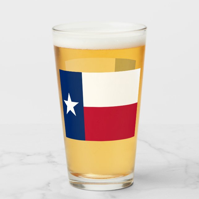 TEXAS BEER GLASS (Front Filled)