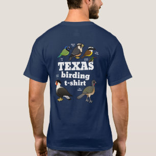 Texas Birding T-Shirt (design on back)