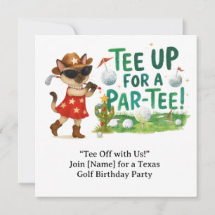 Texas Birthday Themed for Cat Lovers Holiday Card