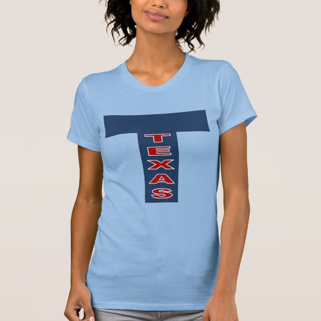 Texas blue jersey shirt (Front)