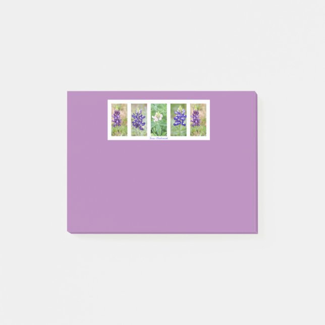 Texas Bluebonnet Collage Notes (Front)