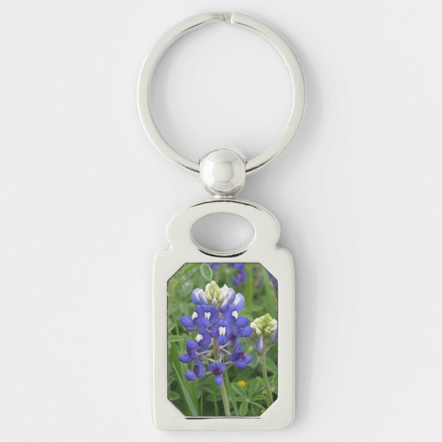 Texas Bluebonnet Key Ring (Front)