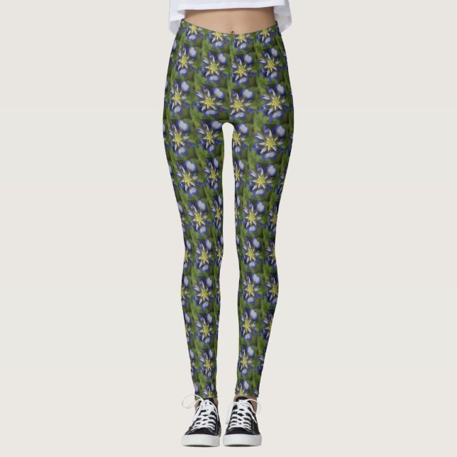 Texas Bluebonnet Leggings (Front)