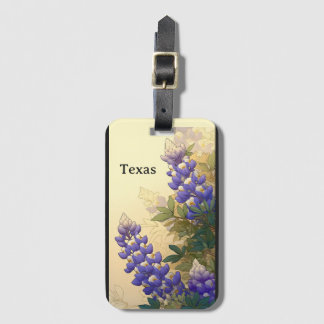 Texas Bluebonnet Luggage Tag