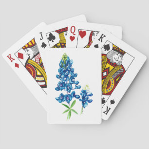 Texas Bluebonnet Playing Cards