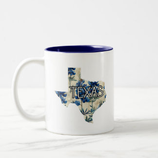 Texas Bluebonnet Two-Tone Coffee Mug