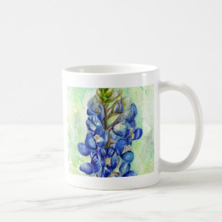 Texas Bluebonnet Wildflower Drawing Coffee Mug