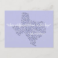 Texas Bluebonnet Wildflowers Postcard