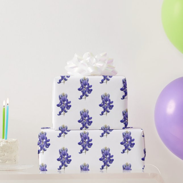 Texas Bluebonnet  Wrapping Paper (Party Gifts)