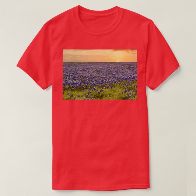 Texas Bluebonnets 6 T-Shirt (Design Front)
