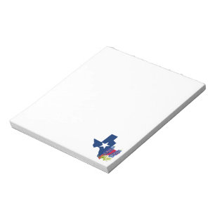 Texas Bluebonnets Blue flowers watercolor Notepad