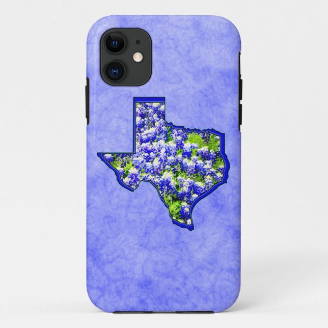 TEXAS BLUEBONNETS Case-Mate iPhone CASE (Back)